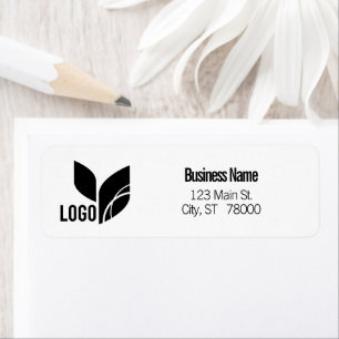 Aangepast Logo Business Return-adres Etiket