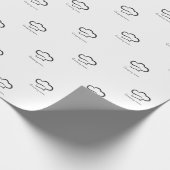 Aangepast Logo Business Wrapping Paper Cadeaupapier (Hoek)