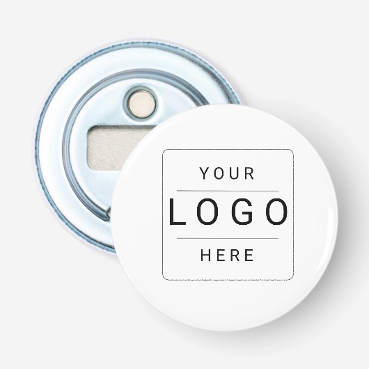 Aangepast logo button flesopener (Voorkant)