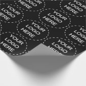 Aangepast logo cadeaupapier (Hoek)