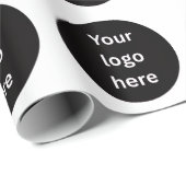 Aangepast logo cadeaupapier (Rol Hoek)