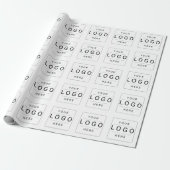 Aangepast logo cadeaupapier (Uitgerold)