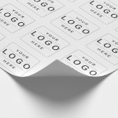Aangepast logo cadeaupapier (Hoek)