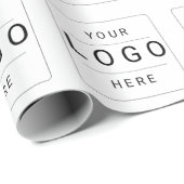 Aangepast logo cadeaupapier (Rol Hoek)