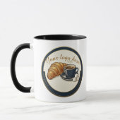 Aangepast Logo Cafe Croissant Mok (Links)