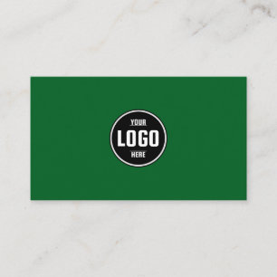 Aangepast Logo Cirkel Modern Minimalistisch Groen  Visitekaartje