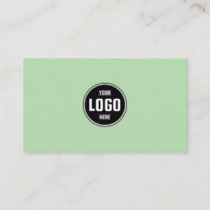 Aangepast Logo Cirkel Modern Minimalistisch Zwart  Visitekaartje