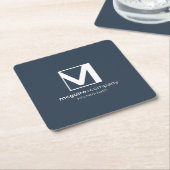 Aangepast logo-coaster kartonnen onderzetters (Schuin)