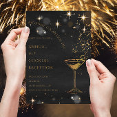 Aangepast logo Cocktail Zakelijk Bedrijfs Event Kaart