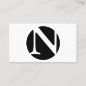 Aangepast Logo eenvoudig Visitekaartje (Achterkant)