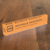 Aangepast Logo elegant modern, minimalistisch Sina Naambordje (Zijkant)