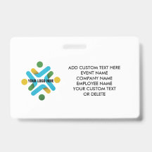 Aangepast logo en aangepaste tekst Bedrijfs evenem