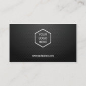 Aangepast Logo en tekst automatisch koolstof Visitekaartje (Achterkant)