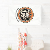 Aangepast Logo en Tekst Bedrijf Spandoek (Insitu)