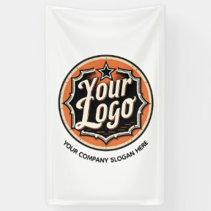Aangepast Logo en Tekst Bedrijf Spandoek