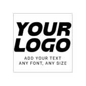 Aangepast logo en tekst rubberstempel (Afrduk)