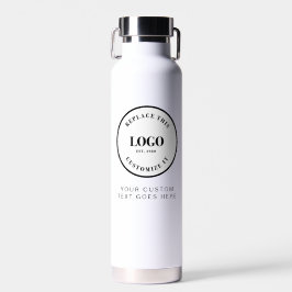 Aangepast logo en tekst Zakelijk geschenk Waterfles
