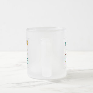 Aangepast logo en tekst Zakelijk Matglazen koffieb Matglas Koffiemok