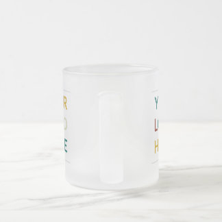 Aangepast logo en tekst Zakelijk Matglazen koffieb Matglas Koffiemok