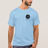 Aangepast logo en tekst Zakelijk T-shirt (Voorkant)
