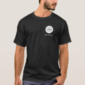 Aangepast logo en tekst Zakelijk T-shirt (Voorkant)