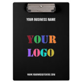 Aangepast Logo en tekstklembord Kies kleuren Klembord (Voorkant)