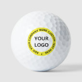 Aangepast logo en tekststempels golfballen uw kleu (Voorkant)