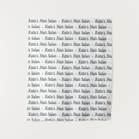 Aangepast logo evenement achtergrond Step and Repe Wandkleed (Voorkant)