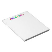 Aangepast Logo Foto Business Promotion Notitieblok (Schuin)