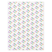 Aangepast Logo Foto Tablecloth Promotion Company Tafelkleed (Voorkant)