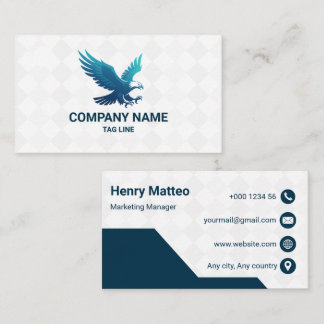 Aangepast Logo Geometrische Zakelijke Visitekaart Visitekaartje