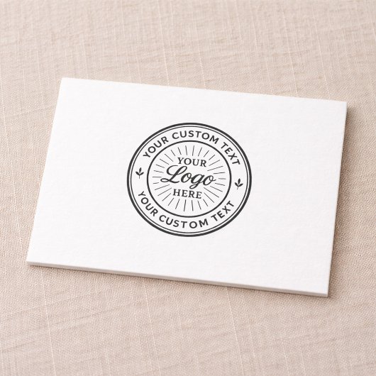 Aangepast logo gepersonaliseerd zakelijk brandingz bedankkaart