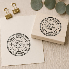 Aangepast logo gepersonaliseerde bedrijfs branding rubberstempel