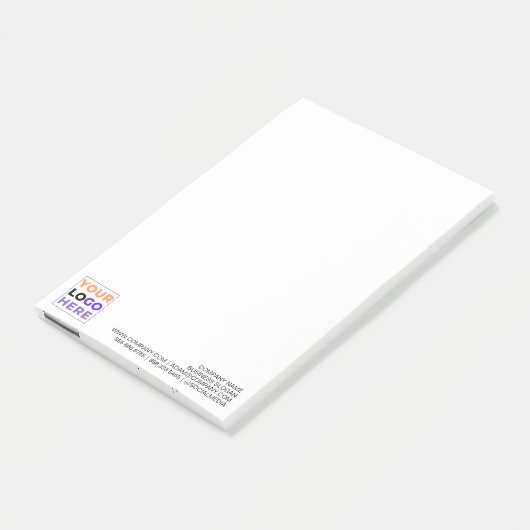 (Aangepast logo) Gepersonaliseerde Promotie Ondern Post-it® Notes (Schuin)