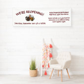 Aangepast logo GRAND REOPENING  Spandoek (Insitu)