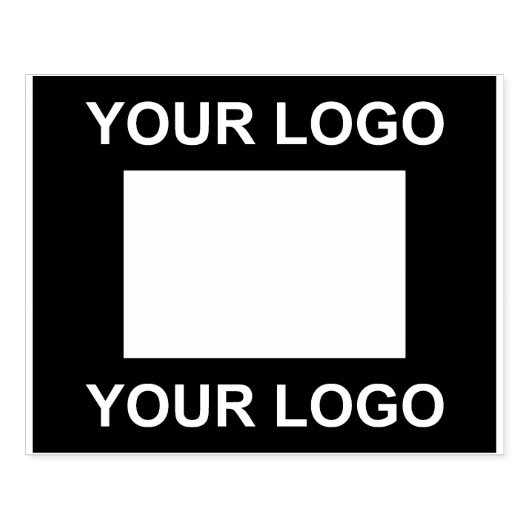 Aangepast logo grote afbeelding rubberstempel (Afrduk)