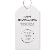 Aangepast Logo hangen Label, Happy Thanksgiving
