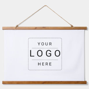 Aangepast logo hangend wandkleed