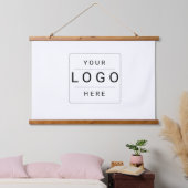 Aangepast logo hangend wandkleed (Slaapkamer)