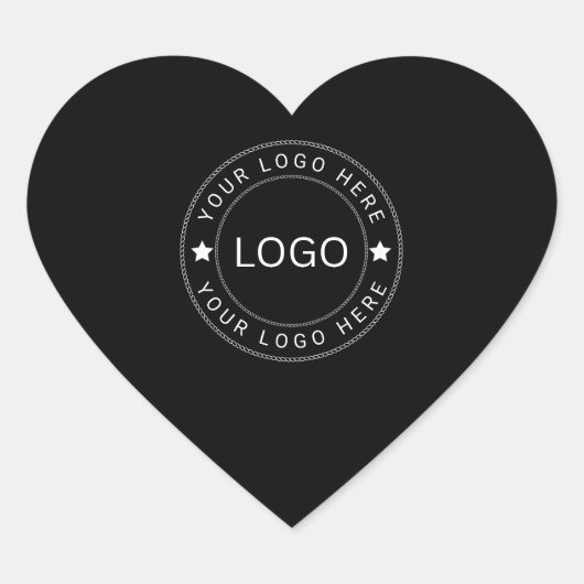 Aangepast logo hart sticker (Voorkant)