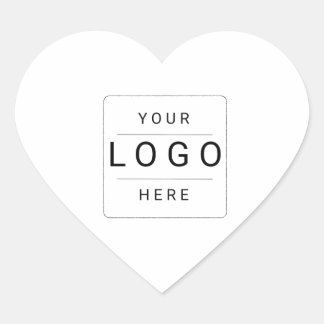 Aangepast logo hart sticker