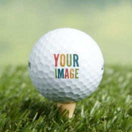 Aangepast logo hier | Voeg uw eigen ontwerp toe Golfballen