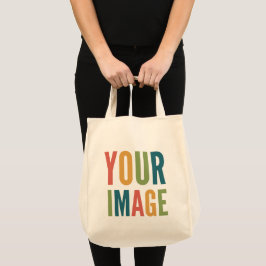 Aangepast logo hier | Voeg uw eigen ontwerp toe Tote Bag