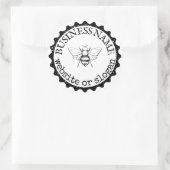 Aangepast logo Hommels Boerderij Stickers (Tas)