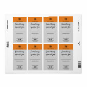 Aangepast logo iets speciaals voor naam bord label (Full Sheet)