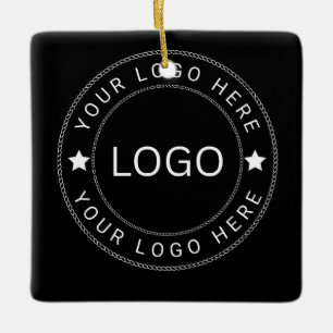 Aangepast logo keramisch ornament