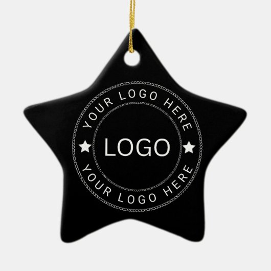 Aangepast logo keramisch ornament (Voorkant)