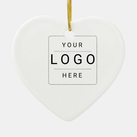 Aangepast logo keramisch ornament (Voorkant)
