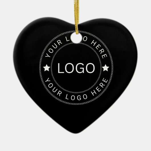 Aangepast logo keramisch ornament (Voorkant)
