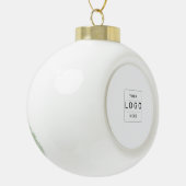Aangepast logo keramische bal ornament (Links)
